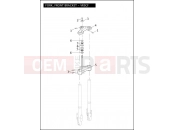 Harley-Davidson 2011 VRSC VRSCDX NIGHT ROD SPECIAL  - VRSCDX 105 FORK, FRONT BRACKET - VRSCF