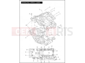 Harley-Davidson 2011 VRSC V-ROD MUSCLE  - VRSCF 105 CRANKCASE, UPPER & LOWER