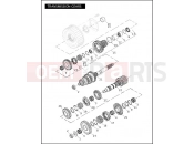 Harley-Davidson 2010 CVO/CUSTOM CVO ULTRA CLASSIC  - FLHTCUSE5 TRANSMISSION GEARS
