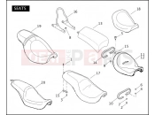 HARLEY-DAVIDSON DYNA SUPER GLIDE CUSTOM  - FXDC SEATS