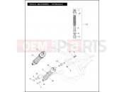 HARLEY-DAVIDSON DYNA SUPER GLIDE CUSTOM  - FXDC SHOCK ABSORBERS - HYDRAULIC