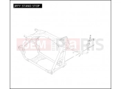 HARLEY-DAVIDSON STANDARD SIDECAR  - TLE JIFFY STAND STOP