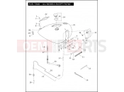HARLEY-DAVIDSON SOFTAIL CUSTOM  - FXSTC FUEL TANK - ALL MODELS EXCEPT FXCWC