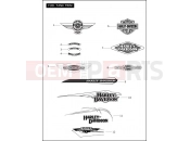 HARLEY-DAVIDSON SOFTAIL CUSTOM  - FXSTC FUEL TANK TRIM