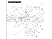 Harley-Davidson 2010 TOURING ELECTRA GLIDE CLASSIC  - FLHTC INNER FAIRING - FLTRX