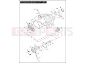 Harley-Davidson 2010 TOURING ELECTRA GLIDE CLASSIC  - FLHTC TRANSMISSION BEARINGS & COVERS
