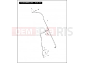 Harley-Davidson 2010 TOURING ROAD GLIDE CUSTOM  - FLTRX FRONT BRAKE LINE - NON-ABS