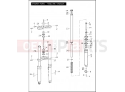 FRONT FORK - VRSCAW, VRSCDX - Harley-Davidson V-ROD MUSCLE - VRSCF 105 2010