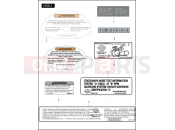 LABELS - Harley-Davidson V-ROD MUSCLE - VRSCF 105 2010