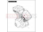 ENGINE ASSEMBLY - Harley-Davidson CVO ULTRA CLASSIC - FLHTCUSE4 2009