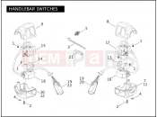 Harley-Davidson 2009 DYNA DYNA FAT BOB  - FXDF HANDLEBAR SWITCHES