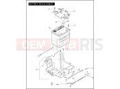 Harley-Davidson 2009 SIDECAR FLHT SIDECAR  - SIDECAR FOR FLHT BATTERY, TRAY & CABLES