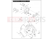 Harley-Davidson 2009 SIDECAR FLHT SIDECAR  - SIDECAR FOR FLHT SPEEDOMETER & TACHOMETER - FLTR