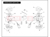 Harley-Davidson 2009 SOFTAIL SOFTAIL DELUXE  - FLSTN HANDLEBAR SWITCHES