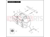 Harley-Davidson 2009 SOFTAIL CROSS BONES  - FLSTSB SADDLEBAGS - FLSTC