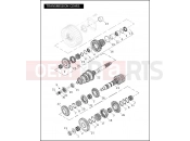 Harley-Davidson 2009 SOFTAIL SOFTAIL CUSTOM  - FXSTC TRANSMISSION GEARS