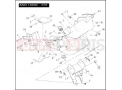 Harley-Davidson 2009 TOURING ULTRA CLASSIC  - FLHTCU INNER FAIRING - FLTR