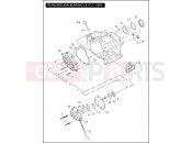 Harley-Davidson 2009 TOURING ROAD GLIDE  - FLTR TRANSMISSION BEARINGS & COVERS