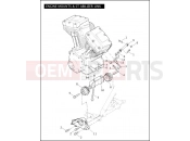 Harley-Davidson 2009 TRIKE TRI GLIDE ULTRA CLASSIC  - FLHTCUTG ENGINE MOUNTS & STABILIZER LINK