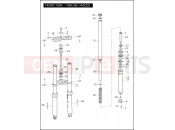 Harley-Davidson 2009 VRSC VRSCAW V-ROD  - VRSCAW FRONT FORK - VRSCAW, VRSCDX