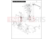 Harley-Davidson 2009 VRSC VRSCAW V-ROD  - VRSCAW FUEL TANK & FUEL MODULE