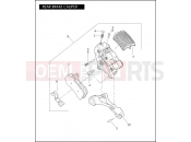 Harley-Davidson 2009 VRSC V-ROD MUSCLE  - VRSCF REAR BRAKE CALIPER