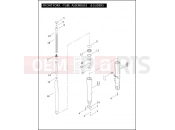 FRONT FORK - TUBE ASSEMBLIES & SLIDERS - Harley-Davidson CVO ULTRA CLASSIC - FLHTCUSE3 2008