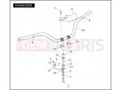 Harley-Davidson 2008 CVO/CUSTOM CVO DYNA  - FXDSE2 HANDLEBAR
