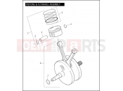 Harley-Davidson 2008 CVO/CUSTOM CVO DYNA  - FXDSE2 PISTONS & FLYWHEEL ASSEMBLY