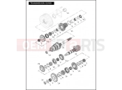 Harley-Davidson 2008 CVO/CUSTOM CVO DYNA  - FXDSE2 TRANSMISSION GEARS
