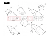 Harley-Davidson 2008 DYNA DYNA STREET BOB  - FXDB SEATS