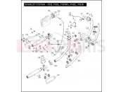 Harley-Davidson 2008 DYNA DYNA FAT BOB  - FXDF EXHAUST SYSTEM - FXD, FXDL, FXDWG, FXDC, FXDB