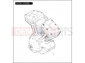 Harley-Davidson 2008 SIDECAR FLHX SIDECAR  - SIDECAR FOR FLHX ENGINE ASSEMBLY - TWIN CAM 96â¢