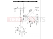 Harley-Davidson 2008 SIDECAR FLHX SIDECAR  - SIDECAR FOR FLHX MAIN WIRING HARNESS - ABS BRAKES (FAIRING MODELS) (2 OF 5)