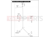 Harley-Davidson 2008 SIDECAR FLHX SIDECAR  - SIDECAR FOR FLHX WIRING HARNESS, CONSOLE - FLHR & FLHRC