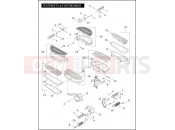 Harley-Davidson 2008 SOFTAIL CROSS BONES  - FLSTSB FOOTRESTS & FOOTBOARDS