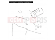 HARLEY-DAVIDSON NIGHT TRAIN  - FXSTB EVAPORATIVE EMISSIONS COMPONENTS
