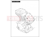 Harley-Davidson 2008 SOFTAIL SOFTAIL CUSTOM  - FXSTC ENGINE ASSEMBLY - TWIN CAM 96â¢