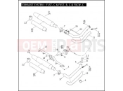 Harley-Davidson 2008 SOFTAIL SOFTAIL CUSTOM  - FXSTC EXHAUST SYSTEM - FLST, C & FXST, B, C & FXCW, C