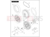 Harley-Davidson 2007 SOFTAIL SOFTAIL DEUCE  - FXSTD FRONT WHEEL (2 OF 2)