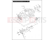 Harley-Davidson 2007 TOURING ROAD KING  - FLHR TRANSMISSION BEARINGS & COVERS