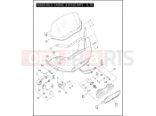 Harley-Davidson 2007 TOURING ELECTRA GLIDE CLASSIC  - FLHTC WINDSHIELD, FAIRING & HEADLAMPS - FLTR