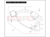 Harley-Davidson 2007 TOURING ROAD GLIDE  - FLTR HARNESS, BANK ANGLE SENSOR