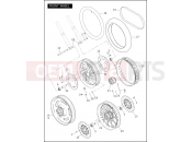 FRONT WHEEL - Harley-Davidson VRSCAW V-ROD - VRSCAW 105 2007