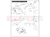 HANDLEBAR & THROTTLE CONTROL - Harley-Davidson VRSCAW V-ROD - VRSCAW 105 2007