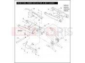 Harley-Davidson 2007 VRSC VRSCD NIGHT ROD  - VRSCD 105 REAR FORK, DEBRIS DEFLECTOR, & BELT GUARD