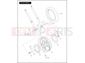 Harley-Davidson 2006 CVO/CUSTOM CVO V-ROD  - VRSCSE2 FRONT WHEEL