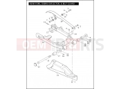 Harley-Davidson 2006 DYNA DYNA SUPER GLIDE CUSTOM  - FXDCI REAR FORK, DEBRIS DEFLECTOR, & BELT GUARD