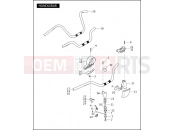 Harley-Davidson 2006 DYNA DYNA WIDE GLIDE  - FXDWGI HANDLEBAR