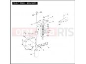 Harley-Davidson 2006 SIDECAR FLHT/I SIDECAR  - SIDECAR FOR FLHT/I FRONT FORK - BRACKETS